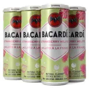 Bacardi Strawberry Mojito 6 Pack Cans