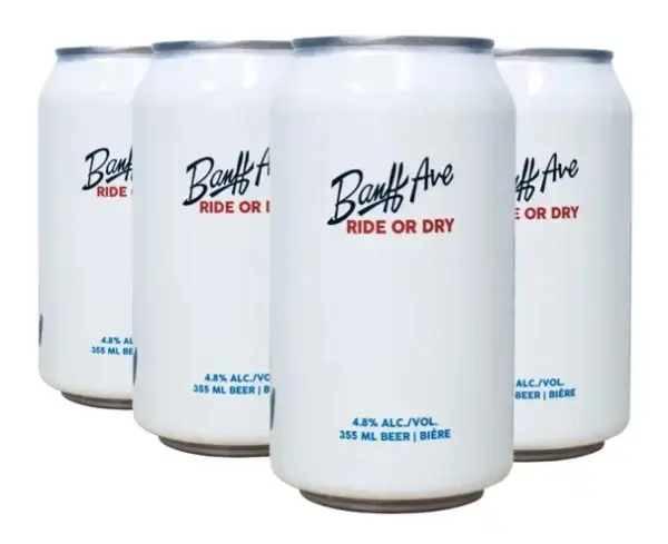 Banff Ave Brewing Ride Or Dry 6 Pack Cans