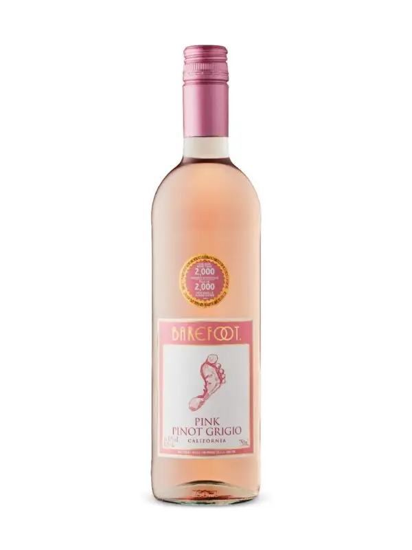 Barefoot Pink Pinot Grigio 750 Ml