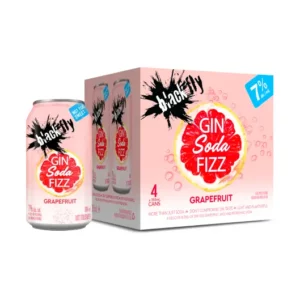 Black Fly Grapefruit Gin Soda Fizz 4 Pack Cans