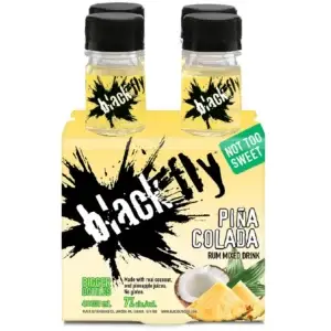 Black Fly Rum Pina Colada 4 Pack Bottles