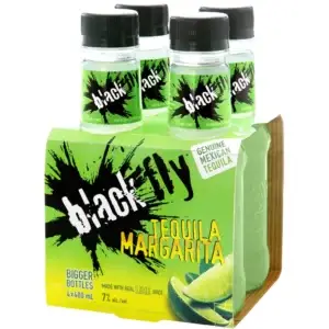 Black Fly Tequila Margarita 4 Pack Bottles