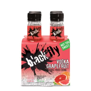Black Fly Vodka Grapefruit 4 Pack Bottles