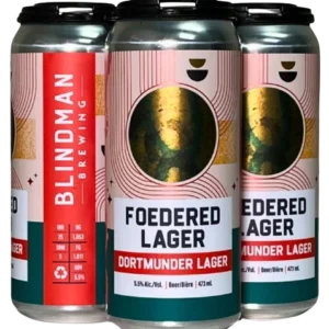 Blindman Brewing Foedered Lager Dortmunder Lager 4 Pack Cans