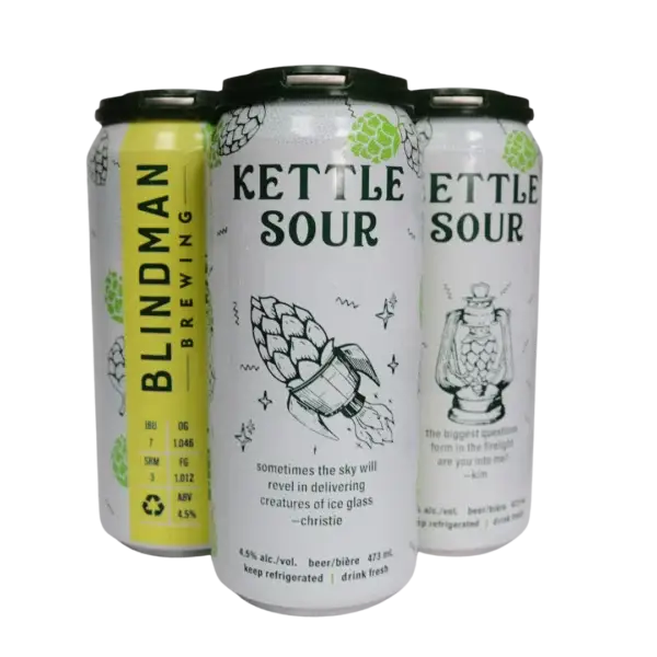Blindman Brewing Kettle Sour 4 Pack Cans