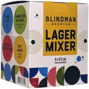 Blindman Brewing Lager Mixer 4 Pack Cans