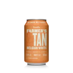 Brewsters Brewing Farmer's Tan Belgian White 6 Pack Cans
