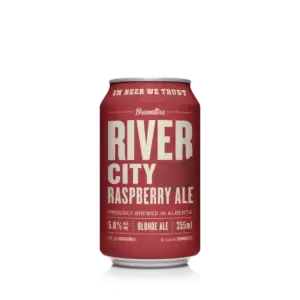 Brewsters Brewing River City Raspberry Ale 6 Pack Cans
