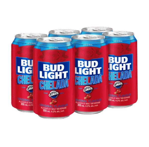 Bud Light Chelada 6 Pack Cans