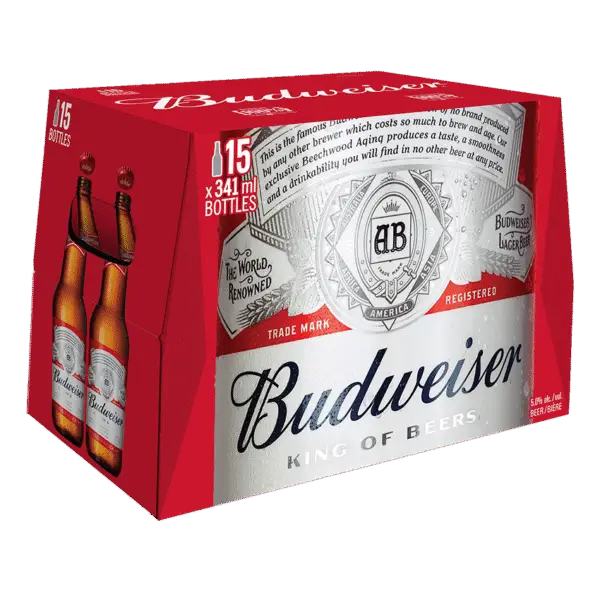 Budweiser 15 Pack Bottles