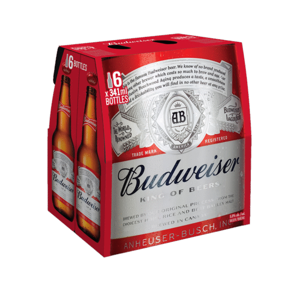 Budweiser 6 Pack Bottles