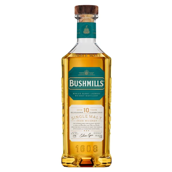 Bushmills Single Malt 10 Year Old Irish Whiskey 750 Ml