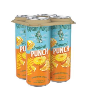 Captain Morgan Tropical Punch 4 Pack Cans