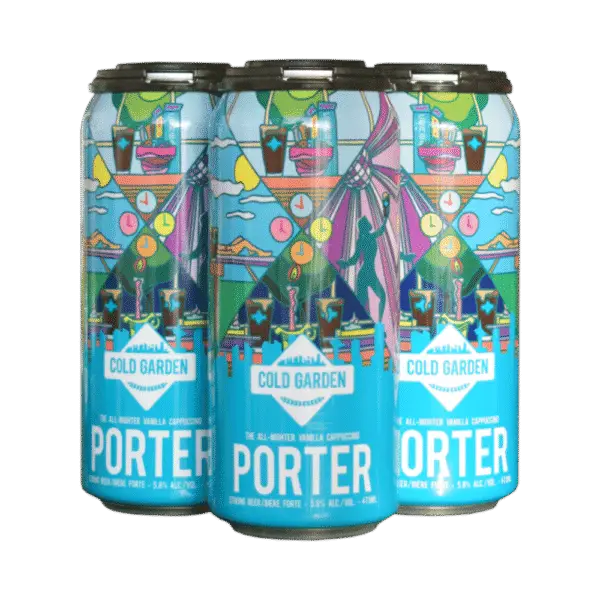 Cold Garden Brewing The All Nighter Vanilla Cappuccino Porter 4 Pack Cans