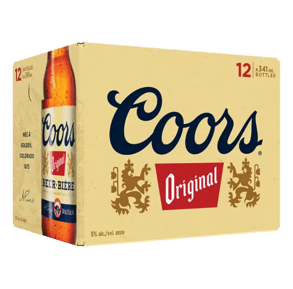 Coors Original 12 Pack Bottles