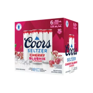 Coors Seltzer Cherry Slushie 6 Pack Cans