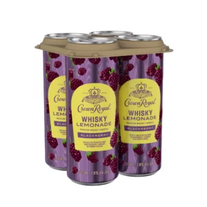 Crown Royal BlackBerry Whisky Lemonade 4 Pack Cans