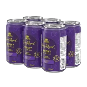 Crown Royal Whisky & Cola 6 Pack Cans
