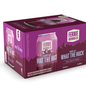 Fernie Brewing What the Huck Huckleberry Ale 6 Pack Cans