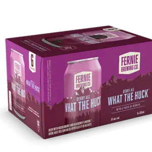 Fernie Brewing What the Huck Huckleberry Ale 6 Pack Cans
