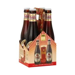 Fruli Strawberry Beer 4 Pack Bottles