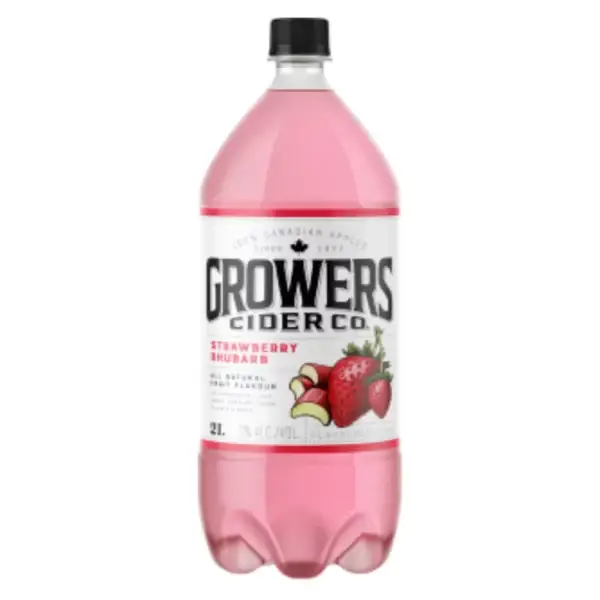 Growers Strawberry Rhubarb Cider 2 L