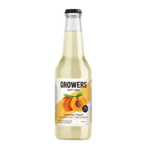 Growers Summer Peach Cider 6 Pack Bottles
