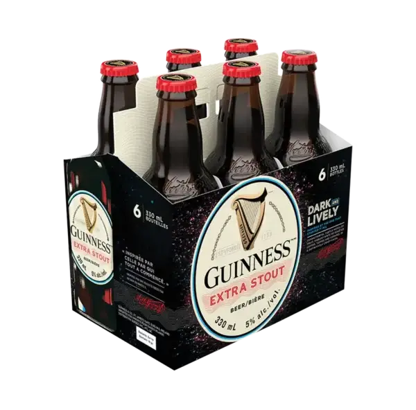 Guinness Extra Stout 6 Pack Bottles