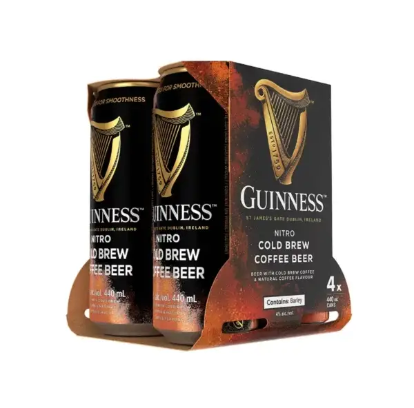 Guinness Nitro Cold Brew Coffee Beer 4 Pack Cans