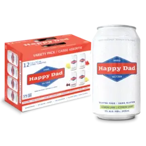 Happy Dad Hard Seltzer Variety Pack 12 Pack Cans