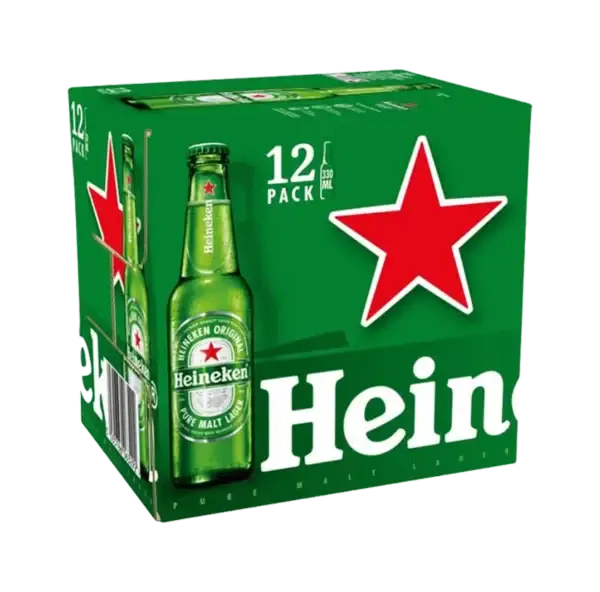 Heineken Lager 12 Pack Bottles