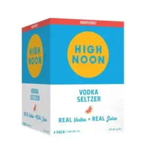 High Noon Grapefruit 4 Pack Cans