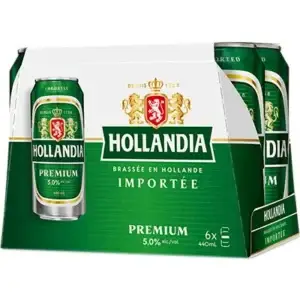 Hollandia Premium Lager 6 Pack Cans