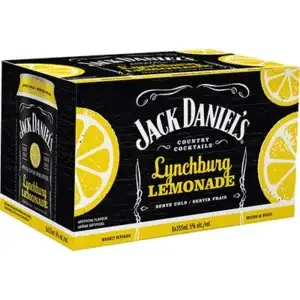 Jack Daniel's Country Cocktails Lynchburg Lemonade 6 Pack Cans