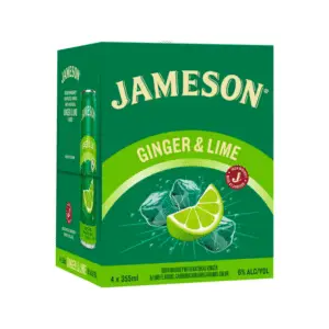 Jameson Ginger & Lime 4 Pack Cans