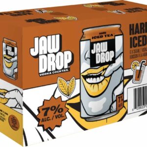 Jaw Drop Hard Iced Tea 6 Pack Cans