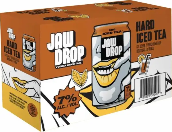 Jaw Drop Hard Iced Tea 6 Pack Cans