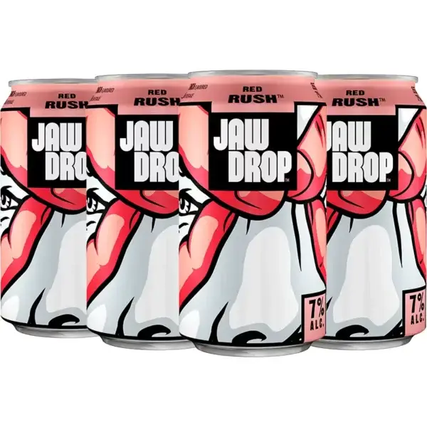 Jaw Drop Red Rush 6 Pack Cans