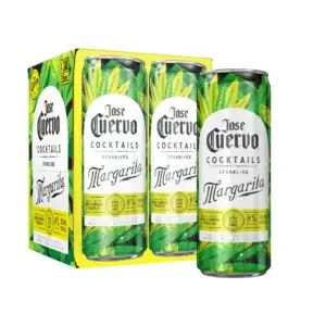 Jose Cuervo Lime Sparkling Margarita 4 Pack Cans