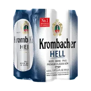 Krombacher Hell 4 Pack Cans