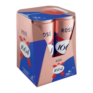 Kronenbourg 1664 Rose 4 Pack Cans