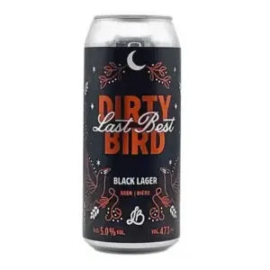Last Best Brewing Dirty Bird Black Lager 4 Pack Cans