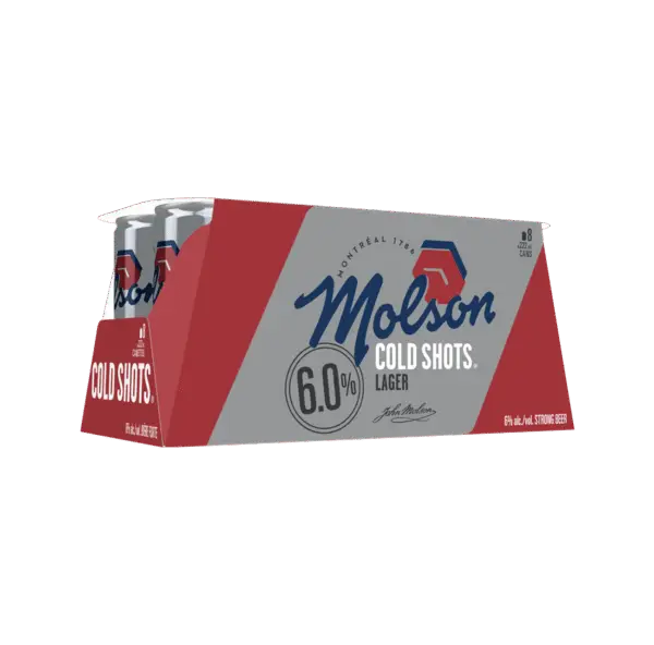 Molson Canadian Cold Shots 8 Pack Cans