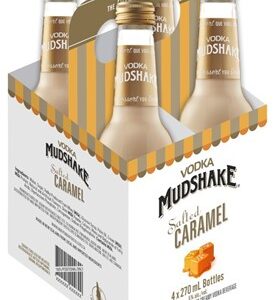 Mudshake Salted Caramel 4 Pack Bottles