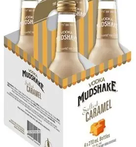 Mudshake Salted Caramel 4 Pack Bottles