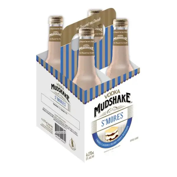 Mudshake S’mores 4 Pack Bottles