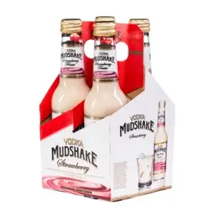 Mudshake Strawberry 4 Pack Bottles