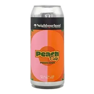 Neighbourhood Brewing Peach City Peach Sour 4 Pack Cans
