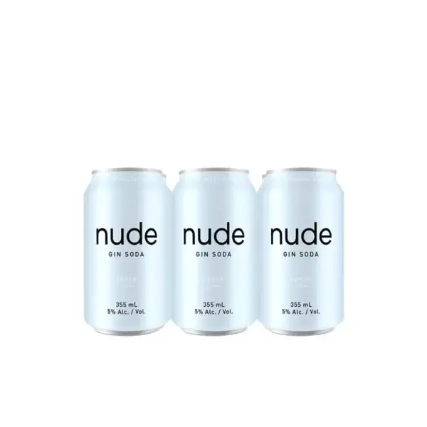 Nude Gin Soda Lemon 6 Pack Cans