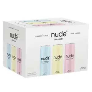 Nude Lemonade Mixer 12 Pack Cans